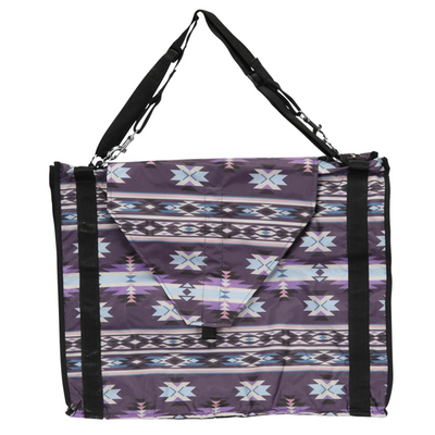 Purple Aztec horse hay bag 21 X 9"