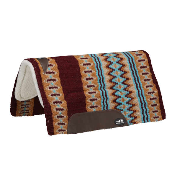 Horse MRN & Purple (32x34)" Saddle Pad