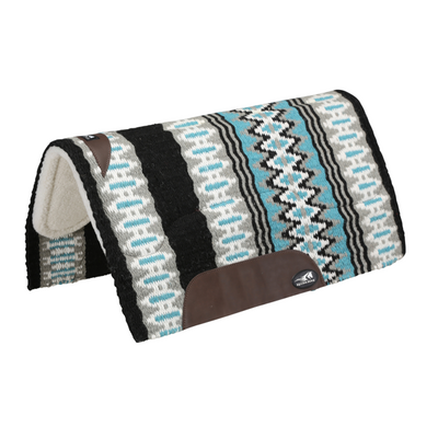 Horse Turq/Crm (34x38)"" Saddle Pad