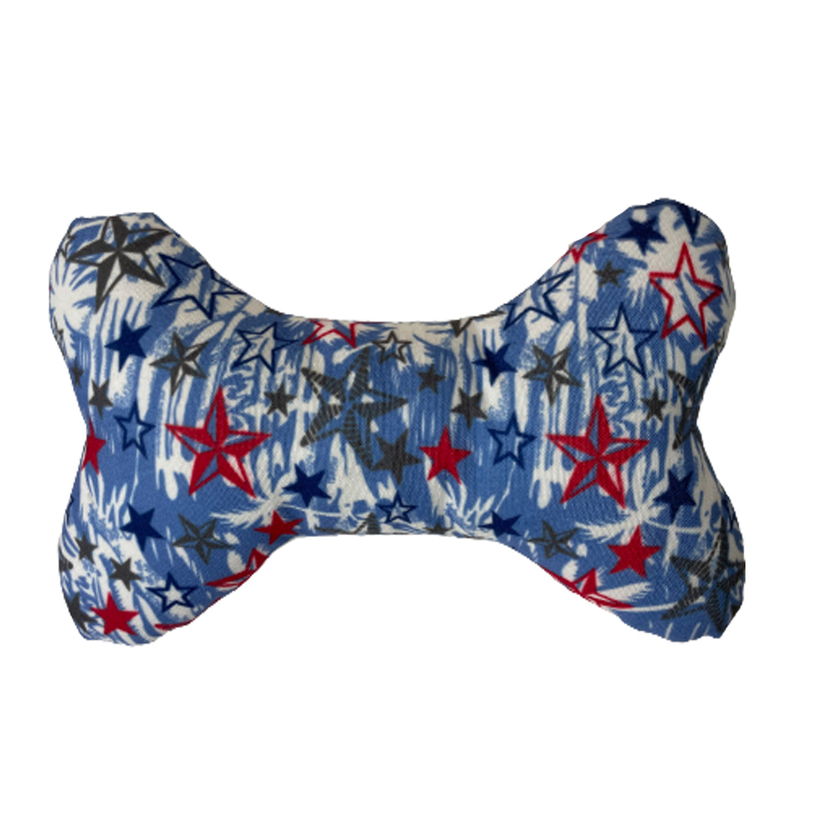 Dog Star Printed Blue Canvas Dog Toy